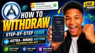 Thumbnail: ASTRA Mining Auction Withdrawal Tutorial 2026 | How to Withdraw + REAL USDT Payment Proof