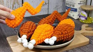 Thumbnail: How to Cook Spicy Fried Chicken with LEGO | Satisfying Stop Motion Cooking