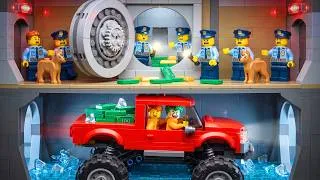 Thumbnail: Lego City Police Break Out with Guaranteed Safe Transport Service | LEGO Land | Lego Stop Motion