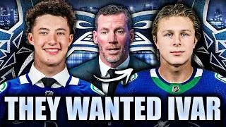 Thumbnail: IT'S NOW OFFICIAL: THE VANCOUVER CANUCKS REALLY WANTED IVAR STENBERG OVER CALEB MALHOTRA