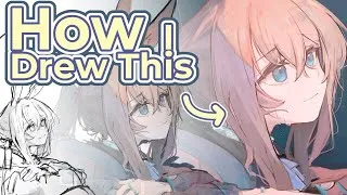 Thumbnail: Sketch to Render // My Digital Art Process | Clip Studio paint