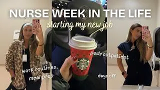 Thumbnail: WEEK IN MY LIFE AS A PEDS NURSE | New Outpatient Job, Work Routines, Updates, Faith Talks, & More!