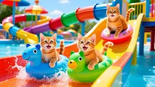Thumbnail: Mama Cat Trims Fur on the Farm and Makes Tiger Hat For Kittens At Home🐾🎩🐯