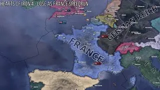 Thumbnail: Hearts Of Iron 4 - Lose As France Speedrun