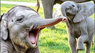 Thumbnail: Funny Baby Elephants Will Melt Your Heart! 11 Minutes of Pure Love and Chaos! TOP Moments!