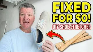 Thumbnail: How to Stretch Shoes for FREE | DIY Shoe Tree Using Paint Sticks
