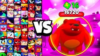 Thumbnail: NITA BEAR vs ALL BRAWLERS! With 16 POWER-UPs! | Brawl Stars