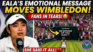 Thumbnail: Alex Eala Shares Emotional Wimbledon Update With Her Supporters