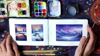 Thumbnail: Reconnecting with my sketchbook after burnout, finding creative freedom again | Sketchbook Sunday 58