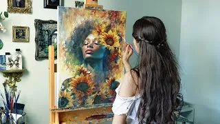 Thumbnail: I almost gave up on this artwork.. | Oil Painting Time Lapse