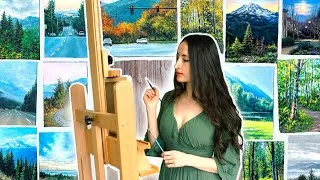 Thumbnail: I spent years painting my life on small canvases 🎨 Oil Painting Art Diary