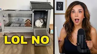 Thumbnail: REACTING TO OUR SUBSCRIBERS RABBIT HABITATS! | EP. 9