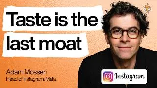 Thumbnail: The rise of taste, human authenticity and judgment in an AI world | Adam Mosseri (Head of IG)