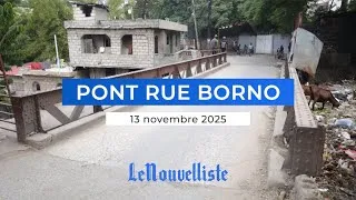 Thumbnail: Pétion-Ville : Le pont Borno menace de s’effondrer | Des tonnes de déchets sous la structure