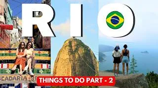 Thumbnail: THINGS TO DO in RIO DE JANEIRO 🇧🇷 Travel Guide 2026 | Sugarloaf, Santa Teresa, Lapa | Vlog Pt 2