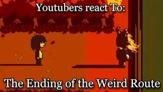 Thumbnail: YouTubers react To: The Ending of the Weird Route | Deltarune - Chapter 5