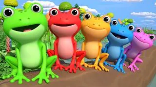Thumbnail: Five Little Speckled Frogs🐸 | Newborn Baby Songs & Nursery Rhymes | Leo Kids Songs