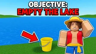 Thumbnail: I'm not leaving until I DRAIN THE LAKE!