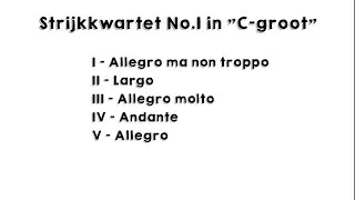 Thumbnail: Strijkkwartet No.1 in "C-groot" (Original score)