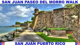 Thumbnail: PASEO DEL MORRO STUNNING WALK IN OLD SAN JUAN PUERTO RICO - MORRO PROMENADE