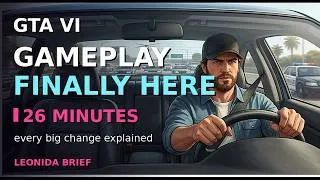 Thumbnail: GTA VI Gameplay Is Finally Here — Every Big Change Explained 🌴