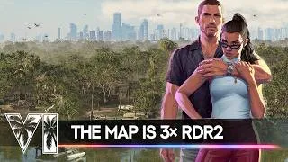 Thumbnail: GTA 6 Story is +80h and the Map is 3x the Size of RDR2