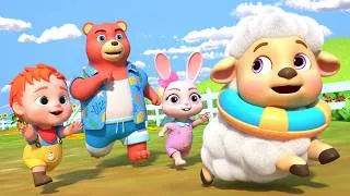 Thumbnail: Eeny Meeny Miny Moe with Animals | Leo Nursery Rhymes & Kids Songs