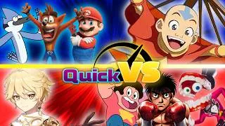 Thumbnail: Aang VS The Traveler, Anne VS Luz, and MORE! - QuickVS Compilation #1