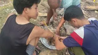 Thumbnail: Picnic glimpses, local chicken cooking😋🥰
