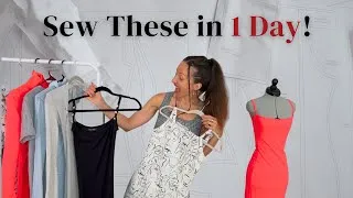 Thumbnail: 7 Stylish Dress Patterns, 1 Day Each — Which Actually Look Designer? | Beginner Sewing