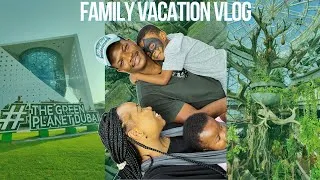 Thumbnail: Family Vacation Vlog| Exploring The Green Planet with the Kids| Dubai Vlog