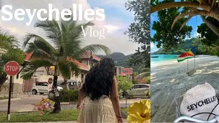Thumbnail: Traveling to Seychelles 🇸🇨 + experiencing Seychelles weather + local food + church conference