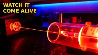 Thumbnail: A Brewster Window Helium Neon Laser!