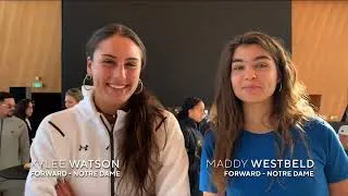 Thumbnail: Lesley Visser in Paris for the first college basketball game ever played on Parisian soil