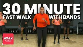Thumbnail: Walking Exercise | 30 Minute FAST Walk With Bands