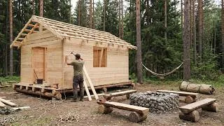 Thumbnail: Building a SECRET Wood Family Camp Deep in the Forest | Start to Finish