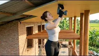 Thumbnail: Installing Interior Ceiling Panels While Building A House By Yourself - Build Off Grid