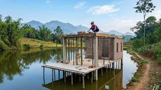 Thumbnail: I Building A House On The Surface Of Lake. House Construction Techniques. Building A New Life