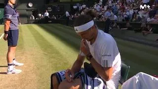 Thumbnail: Alexander Zverev Normalizes Taking Insulin on Tennis' Biggest Stage #wimbledon2026 #janniksinner