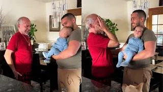 Thumbnail: Grandparents Meet Grandchild for The First Time. Emotional Surprises.