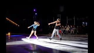 Thumbnail: Leah Neset / Artem Markelov | Telephone | 4K | 2023 Vail Ice Spectacular