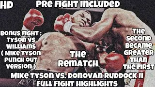 Thumbnail: Mike Tyson vs. Donovan Ruddock 2 Full Fight Highlights 