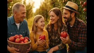 Thumbnail: The Family Apple Story 🍎 | A Heartwarming Song About Love, Nature & Generations
