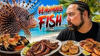 Thumbnail: I Ate VENOMOUS Lionfish in BELIZE… And Ordered EVERYTHING Else! 🇧🇿