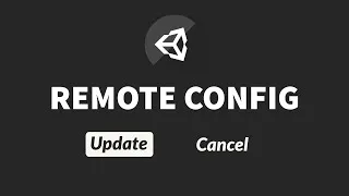 Thumbnail: Unity Tutorial -  Update Popup inside game using Unity Remote Config.[Edited version]