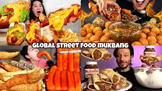 Thumbnail: Global Street Food Mukbang Battle 😲 | Asian vs Western ASMR Food Compilation