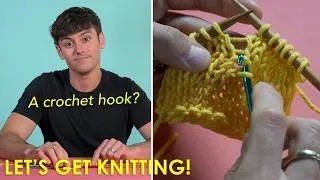 Thumbnail: How to Fix Dropped Stitches in Knitting | Beginner's Guide with Tom Daley | Let's Get Knitting 🧶