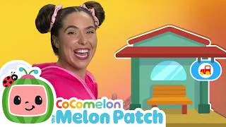 Thumbnail: Move Along - School Bus Fun with Ms Twist🚍 | CoComelon Melon Patch | Let’s Get Moving
