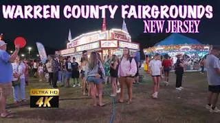 Thumbnail: 🎡🐄 WARREN COUNTY FAIRGROUNDS NEW JERSEY 🇺🇸 | Walking Tour, Fairgrounds Exploration  🎠🎉