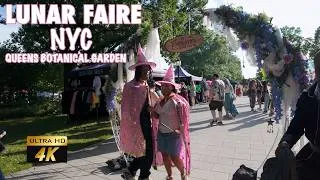 Thumbnail: 🌙🔮✨ LUNAR FAIRE NYC | QUEENS BOTANICAL GARDEN MAGICAL NIGHT MARKET 4K WALKING TOUR ✨🔮🌙